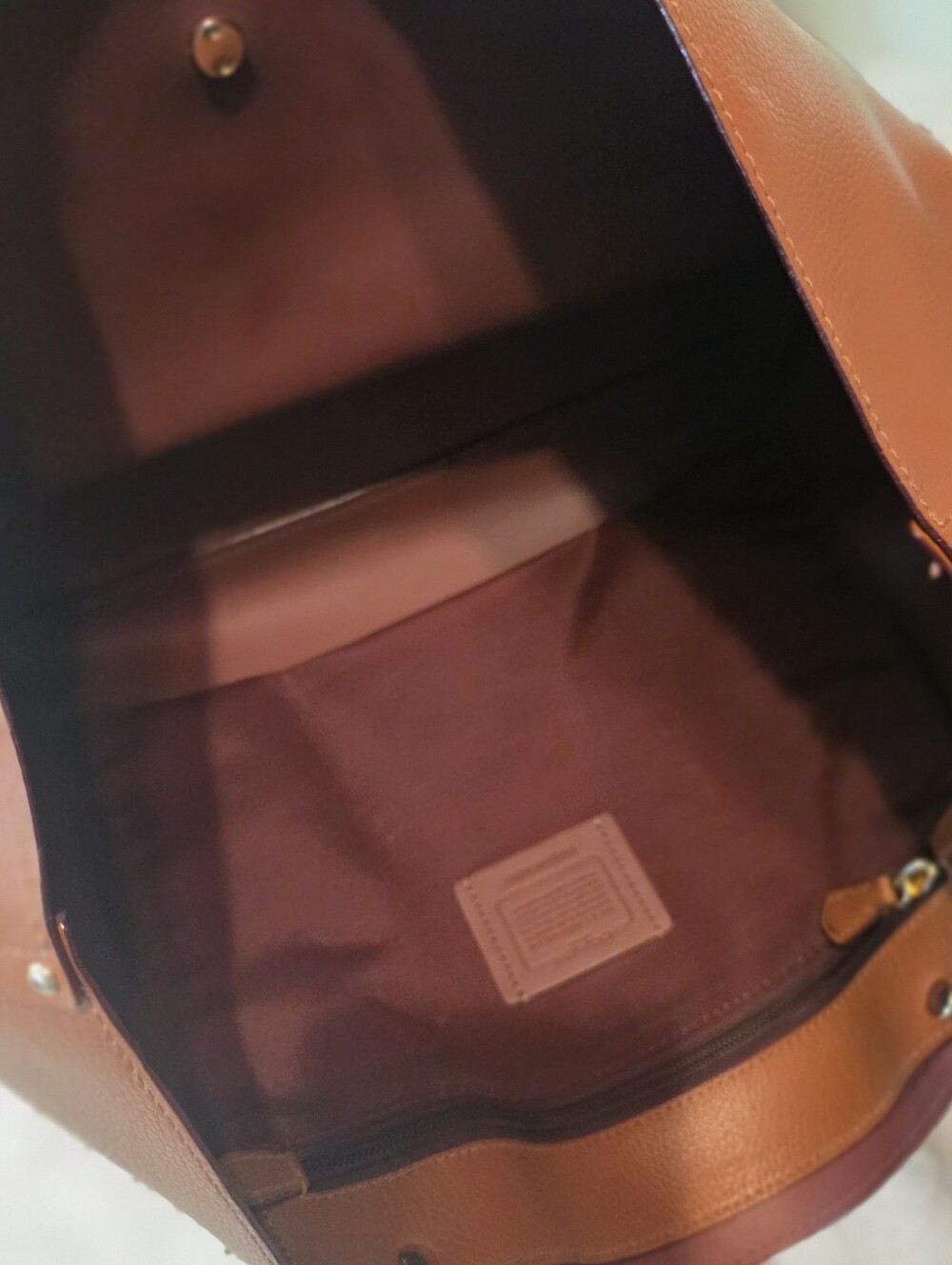 Coach Market Tote, Large (Flaws To Handles) - Picture 6 of 16